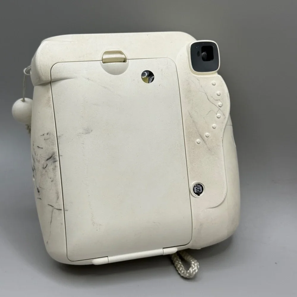 Fujifilm Instax Mini 8 Instant Film Camera White Vintage Lightweight